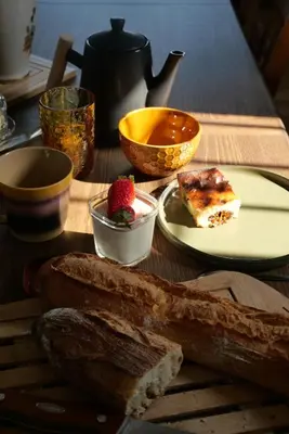 Nourriture dans le B&B/chambre d'hôtes ou à proximité