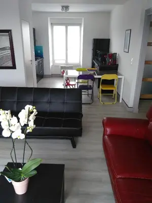 Télévision ou salle de divertissement dans l'établissement Appartement Vue Mer