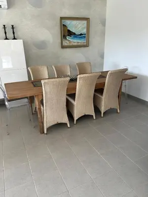 Coin salon dans l'établissement Maison d'architecte à Morgat