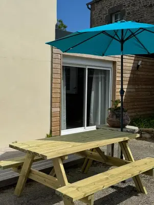 Terrasse ou espace extérieur de l'établissement Maison proche des plages