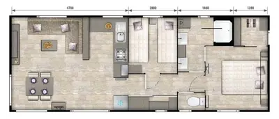 Plan de l'établissement mobil home