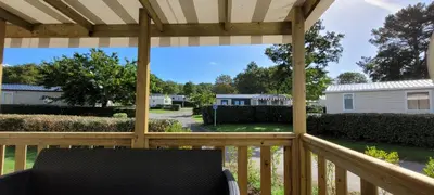 Jardin de l'établissement mobil home