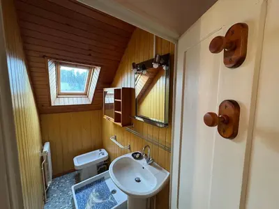 Salle de bains dans l'établissement Le Dock De La Pointe