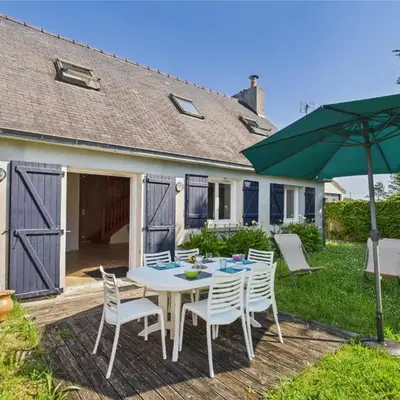 Maison pour 6 avec jardin à 1 km de la plage