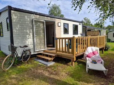 Jardin de l'établissement Camping de La Piscine