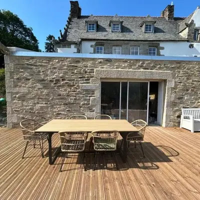 Appartement dans un moulin avec terrasse