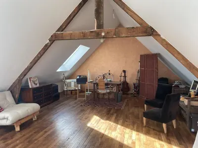 Coin salon dans l'établissement La campagne à la mer !