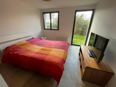 Télévision ou salle de divertissement dans l'établissement La campagne à la mer !