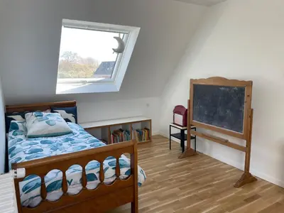 Un ou plusieurs lits dans un hébergement de l'établissement La campagne à la mer !