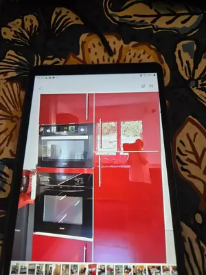 Cuisine ou kitchenette dans l'établissement Maison familiale