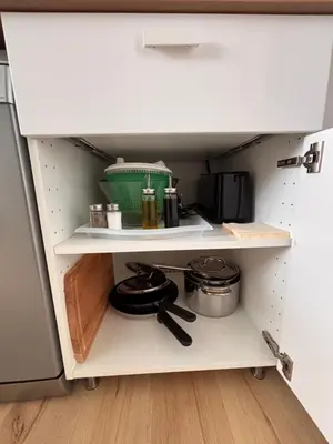 Cuisine ou kitchenette dans l'établissement Logements centre Bourg