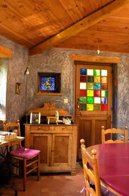 Restaurant ou autre lieu de restauration dans l'établissement Résidence Bretonne au Coeur d'un Grand Domaine