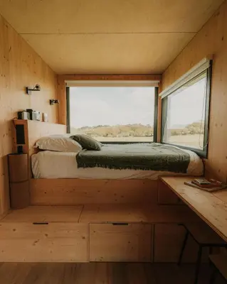 Plan de l'établissement Parcel Tiny House Ty Pois 2 près de la Pointe de La Torche