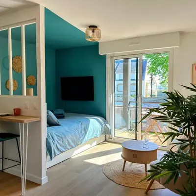 Studio cosy la plage à pieds