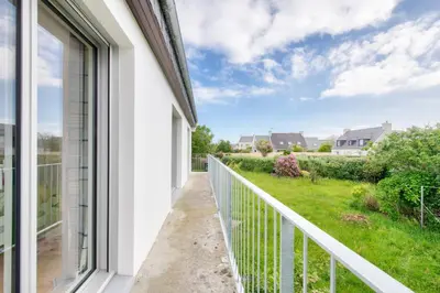 Balcon ou terrasse dans l'établissement 100m plage - Vue mer - Superbe maison pour 6