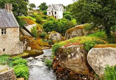 Paysage naturel près de la maison de vacances
