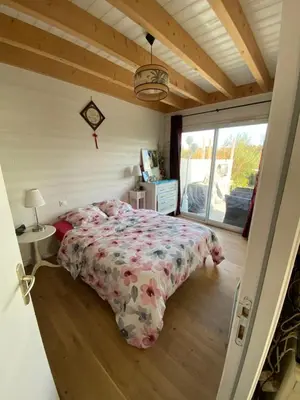 Un ou plusieurs lits dans un hébergement de l'établissement Villa Thorens