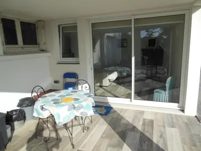 Balcon ou terrasse dans l'établissement Studio vue mer dans le centre de Crozon
