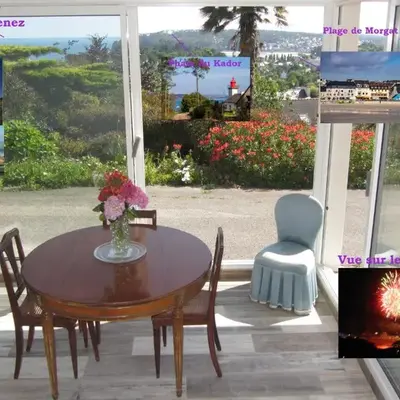 Studio vue mer dans le centre de Crozon