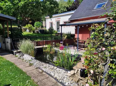 Jardin de l'établissement La cabane zen