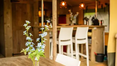 Cuisine ou kitchenette dans l'établissement Lodge Holidays - Glamping Fouesnant