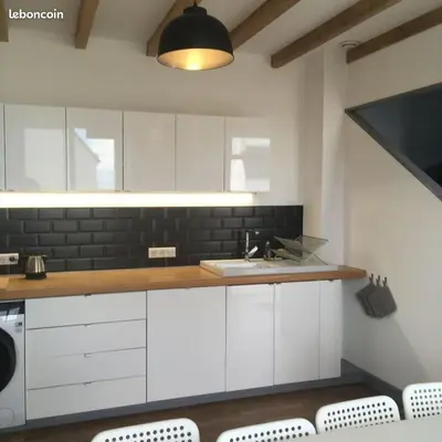 Cuisine ou kitchenette dans l'établissement Soul Surfing Camp