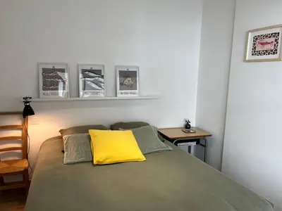 Un ou plusieurs lits dans un hébergement de l'établissement Hébergement retour de plage