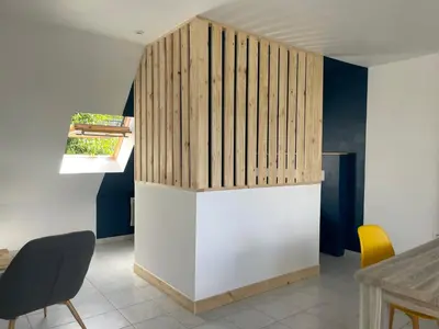 Coin salon dans l'établissement Petit loft