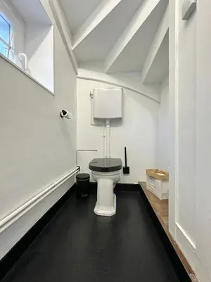 Salle de bains dans l'établissement Maison sur les bords du Ster
