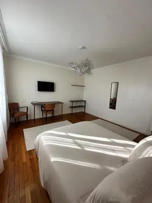 Un ou plusieurs lits dans un hébergement de l'établissement Maison sur les bords du Ster