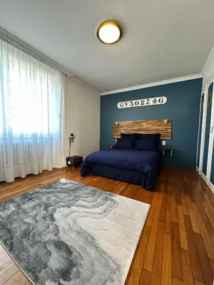 Un ou plusieurs lits dans un hébergement de l'établissement Maison sur les bords du Ster