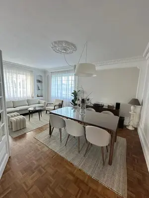 Coin salon dans l'établissement Maison sur les bords du Ster