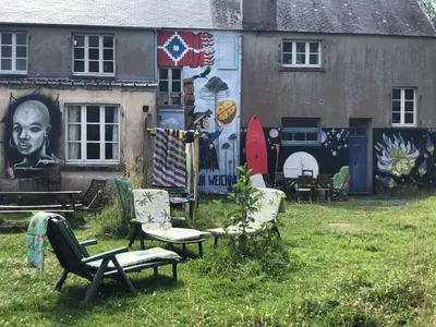 Jardin de l'établissement Auberge du Lama Zébré
