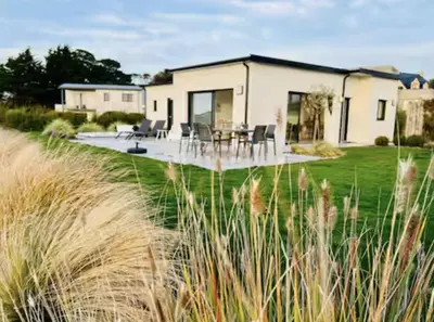 Jardin de l'établissement Villa 6 people, Spa and Sea View