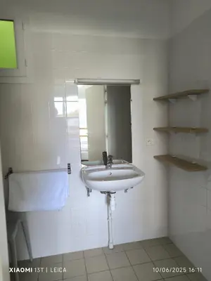 Salle de bains dans l'établissement Centre Moulin Mer