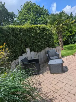 Jardin de l'établissement Gîte ty coat