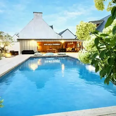 Villa le 25 - Piscine et Sauna au bourg de Carantec
