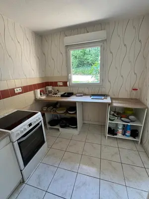 Cuisine ou kitchenette dans l'établissement Maison 3 chambres