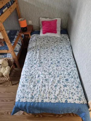 Un ou plusieurs lits dans un hébergement de l'établissement Maison familiale Morgat, jardin clos