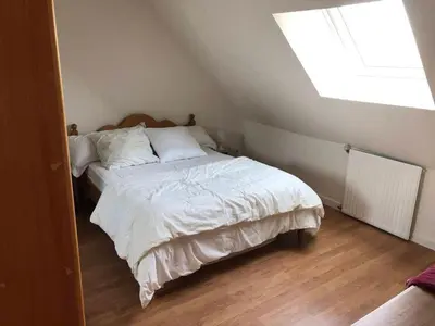 Un ou plusieurs lits dans un hébergement de l'établissement Grande maison bretonne entre campagne et mer