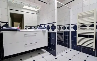 Salle de bains dans l'établissement Gite de Kertanguy entre terre et mer