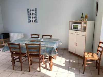 Cuisine ou kitchenette dans l'établissement An Distro Pesketa