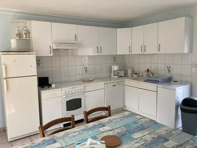 Cuisine ou kitchenette dans l'établissement An Distro Pesketa