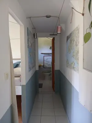 Un ou plusieurs lits dans un hébergement de l'établissement An Koad - Cabane au bord de l'eau