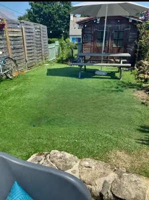 Jardin de l'établissement Penty près de la mer