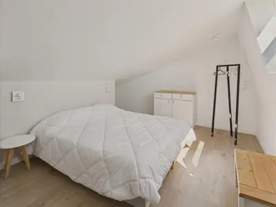 Un ou plusieurs lits dans un hébergement de l'établissement 300 m de la plage - Appart pour 4 avec balcon