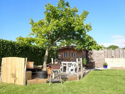 Jardin de l'établissement Location vacances proche mer
