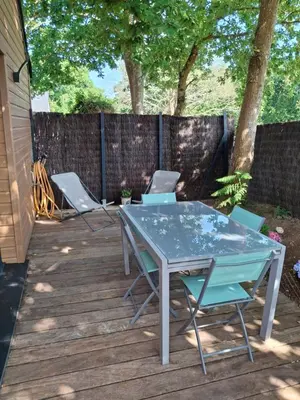 Terrasse ou espace extérieur de l'établissement Gîte ty Marie à Benodet
