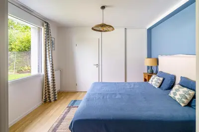 Un ou plusieurs lits dans un hébergement de l'établissement Ti Armor - Maison à 200m de la plage