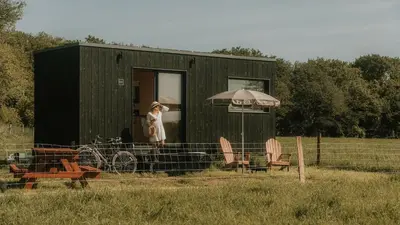 Plan de l'établissement Parcel Tiny House Ty Pois 1, près de la pointe de la torche